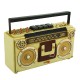 Rádio Antigo Cofre Porta Moeda 18x8.5x26cm Estilo Retrô - Vintage