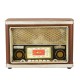 Rádio Antigo Cofre Porta Moeda 16.5x9.5x23.5cm Estilo Retrô - Vintage