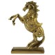 Cavalo Dourado Modelo A 15cm - Resina Animais