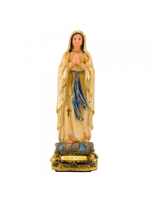 Nossa Senhora De Lourdes 22cm - Enfeite Resina