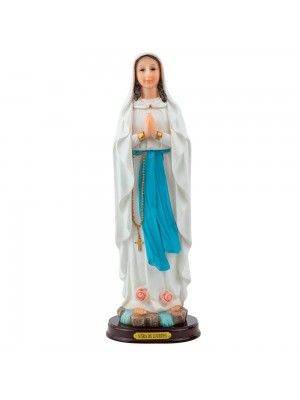 Nossa Senhora De Lourdes 31cm - Enfeite Resina