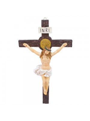 Crucifixo 42cm - Enfeite Resina