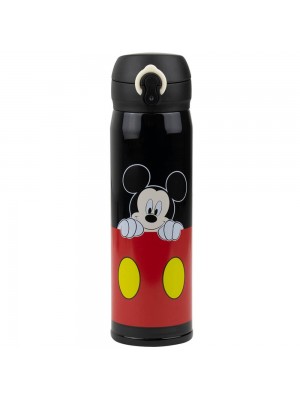 Garrafa Térmica Preta Mickey 400ml - Disney