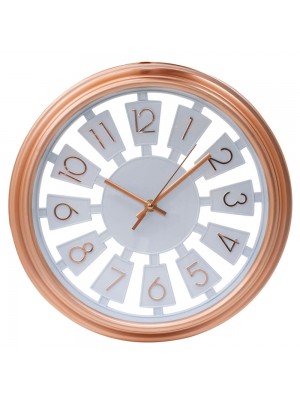 Relógio Parede Rosê 33x33cm