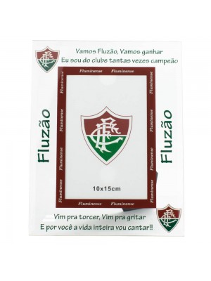 Porta Retrato Vidro 1 Foto 10x15cm - Fluminense