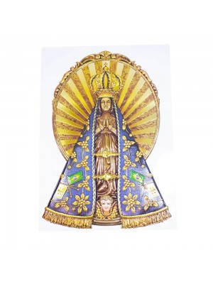 Adesivo Decorativo Nossa Senhora Aparecida 40x23.5cm