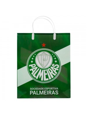 Sacola De Presentes Cores Time 33x9x27cm - Palmeiras