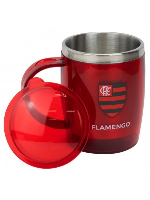Caneca Térmica Com Tampa 450ml - Flamengo