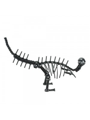 Dinossauro Tiranossauro Esqueleto Parafusos Metal 26cm