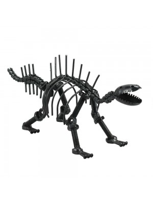 Dinossauro Stegosaurus Esqueleto Parafusos Metal 29cm