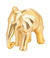 Elefante Dourado Cerâmica 11.5cm