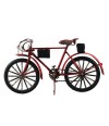 Bicicleta Vermelha Bolsas 14x25x6.5cm Estilo Retrô - Vintage