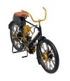 Bicicleta Preta 15.5x26x6.3cm Estilo Retrô - Vintage