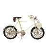 Bicicleta Creme 13x22x8cm Estilo Retrô - Vintage