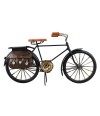 Bicicleta Preta Bolsas 15.5x28x9cm Estilo Retrô - Vintage