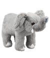 Elefante Cinza Tromba Levantada 22cm - Pelúcia