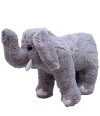 Elefante Cinza Tromba Levantada 37cm - Pelúcia