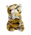 Gato Pelagem Tigre Patas Levantadas 18cm - Pelúcia