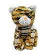 Gato Pelagem Tigre Sentado 26cm - Pelúcia