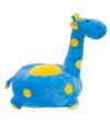 Puff Girafa Azul 48cm - Pelúcia