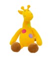 Girafa Amarela Pintas Coloridas 47cm - Pelúcia