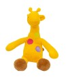 Girafa Amarela Pintas Coloridas 37cm - Pelúcia