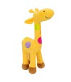 Girafa Amarela Com Pintas Coloridas 34cm - Pelúcia
