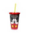 Copo Com Canudo Mickey 450ml - Disney