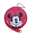 Porta Moeda Circular Vermelha Minnie 8cm - Disney