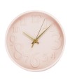 Relógio Parede Redondo Rosa 20x8.5x20cm