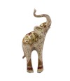 Elefante Tromba Levantada 28cm - Resina Animais
