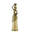 Africana Vestimenta Dourada Jarros 40cm