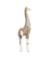 Girafa Branca Ornamentada 28.5cm - Resina Animais