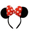 Tiara Laço Vermelho Orelhas Minnie - Disney