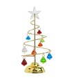 Luminária Árvore Natal Colorido 21cm - Enfeite Natalino