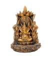 Porta Incenso Buda Ganesha Flor Lótus 16cm