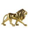 Leão Dourado 32cm - Resina Animais