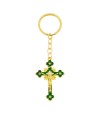 Chaveiro Crucifixo Verde 5cm
