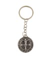Chaveiro Medalhão São Bento Jesus Crucificado 3cm