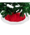 Capa Vermelha Para Base Árvore Natal 80cm - Enfeite Natalino