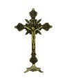 Crucifixo Dourado 32cm - Enfeite Metal