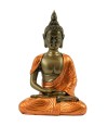 Buda Vestimenta Bronze Dhyani Mudra 12cm