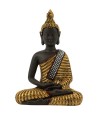 Buda Vestimenta Dourado Dhyani Mudra 13cm
