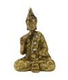 Buda Dourado Vitarka Mudra 8.5cm