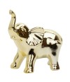 Elefante Porcelana Dourado 10cm