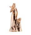 Mãe Criança Porcelana Rosê Modelo C 23cm