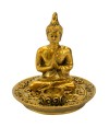 Buda Dourado Porta Incenso Gassho 9cm
