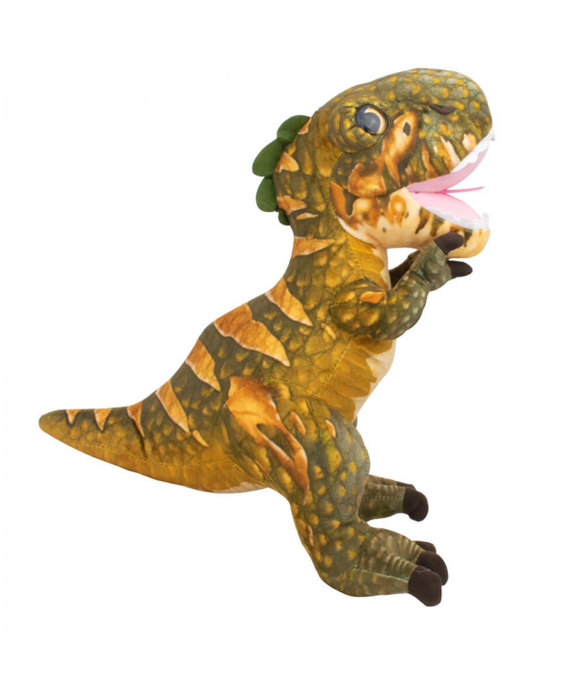 Desenho Animado de Dinossauro Tir Anossauro Boneco de Pelúcia Fofo Verde -  40Cm