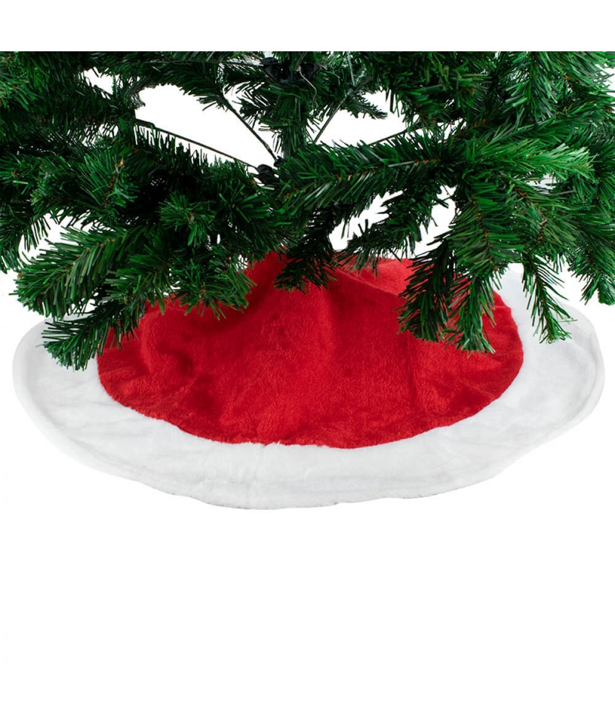 Capa Vermelha Para Base Árvore Natal 80cm - Enfeite Natalino| SAI-80BR |  Minas de Presentes