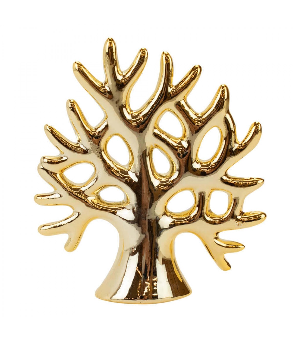 Árvore Cerâmica Dourada 10cm | WC409541 | Minas de Presentes